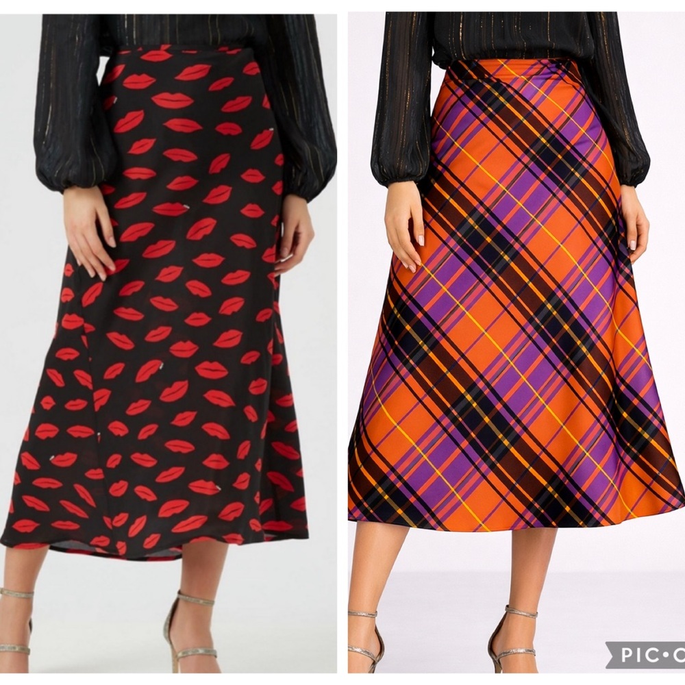 NWT TWO Ann Taylor Midi Slip Skirts Size M - bundle of 2!